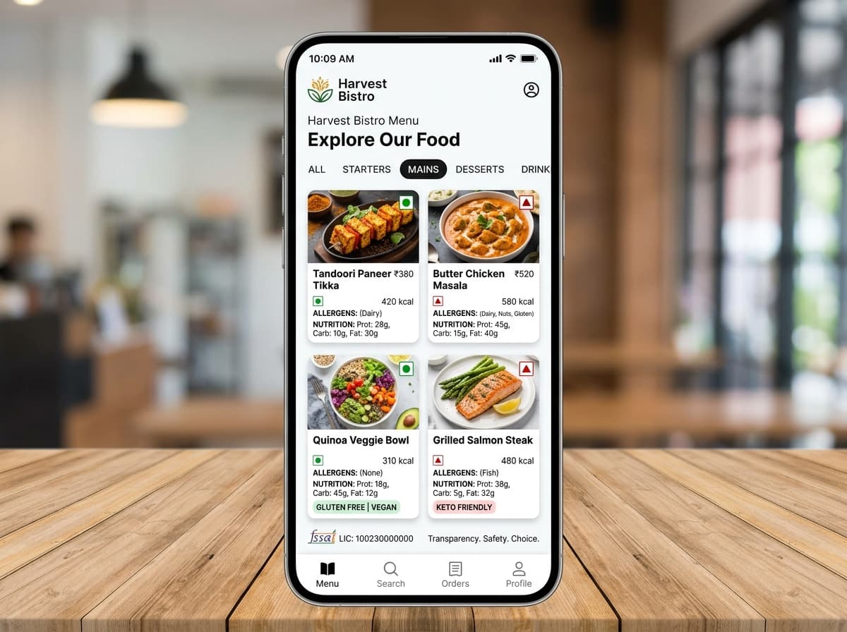 Every FSSAI Digital Menu Guideline ✅ Visual